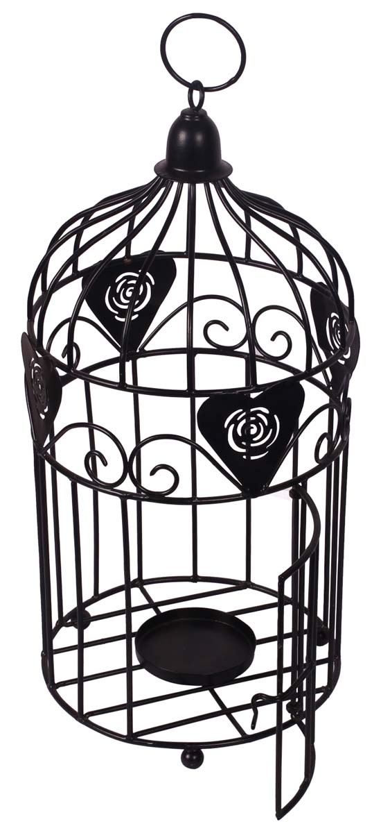 Tea -Light - Cast in Iron - Intricately Crafted with Heart-Shaped Motifs - Vintage-Look Pet Accessories / Unique Decorating items - Buy in Bulk Wholesale